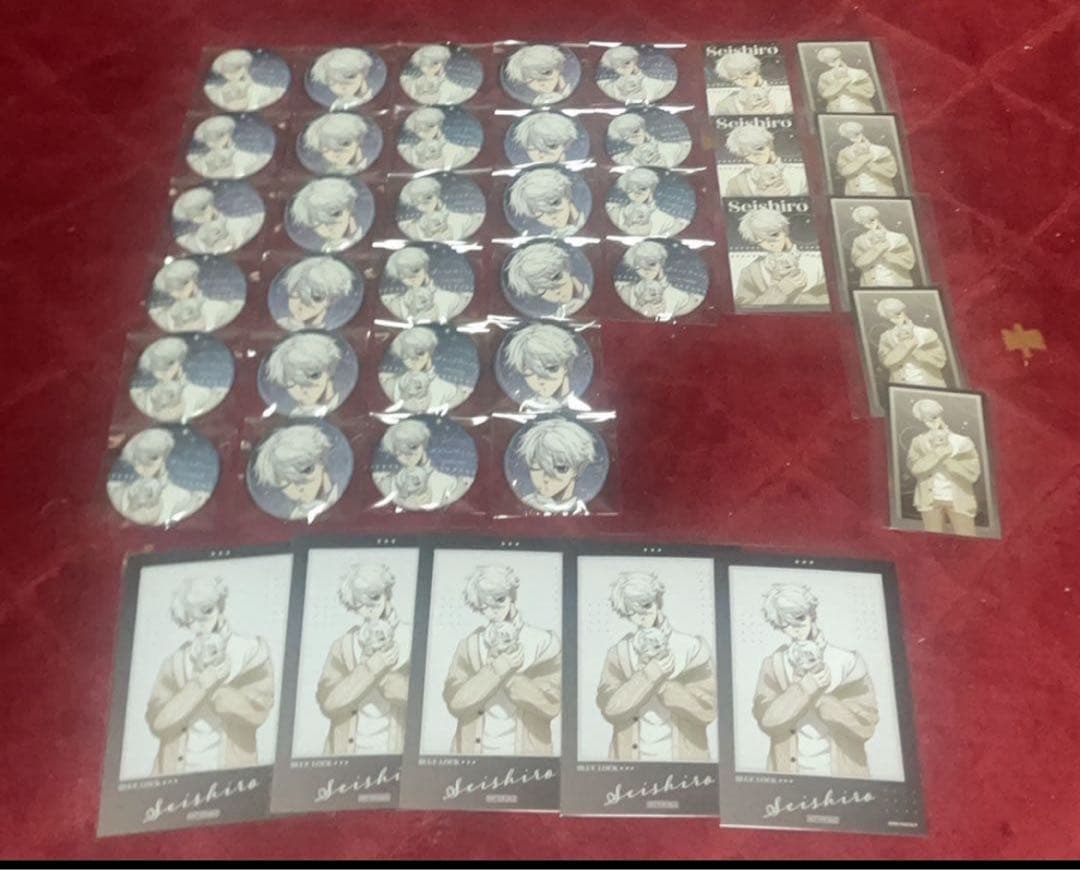 あ*ふ様 ブルーロック だっこシリーズ 凪　缶バッジ ホログラムカード 特典　セ