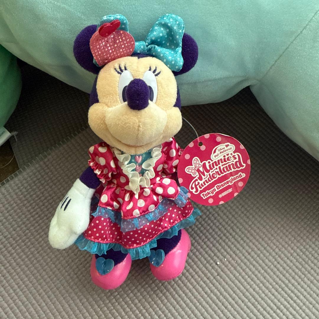 タグ付き　ミニーのファンダーランド♡パルパルーザ♡ぬいぐるみバッジ