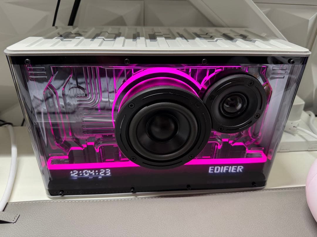 【美品】Edifier QD35　ホワイト　スピーカー ゲーミングPC