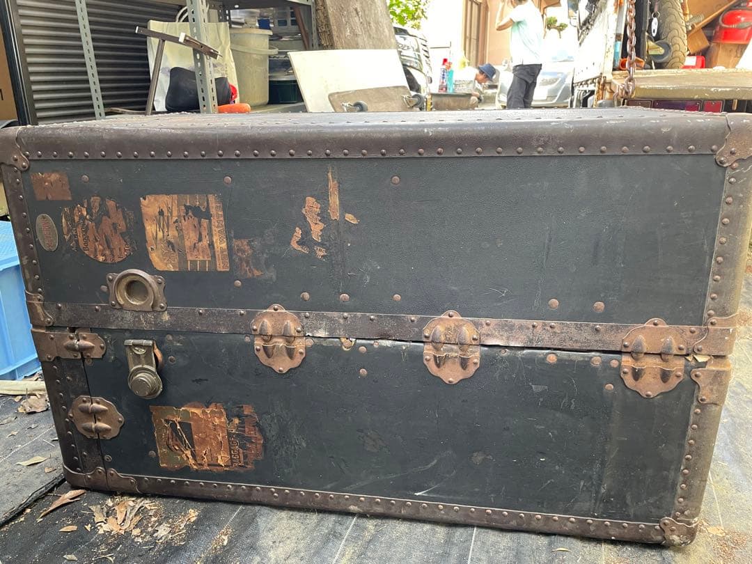 USアンティーク渡航トランク