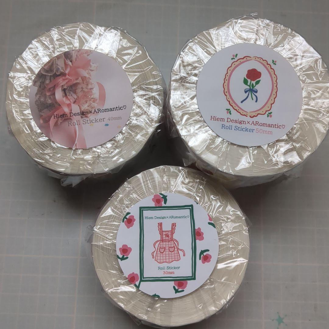 aromantic様 heim様コラボロールシール3点セット