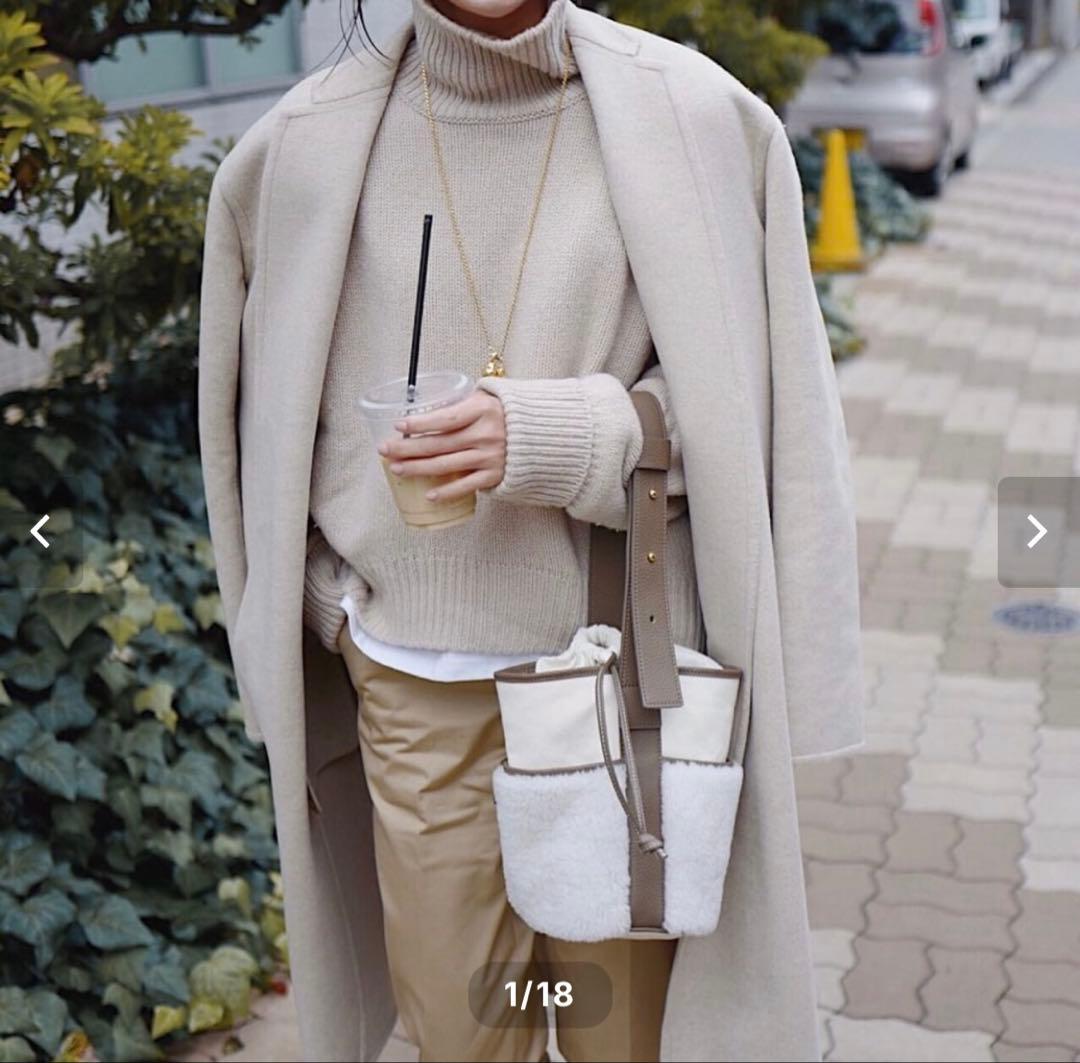 ayakoバッグ ムートン Mouton トープ 超美品です‼️