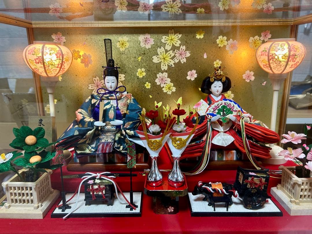 美品 人形の久月 雛人形