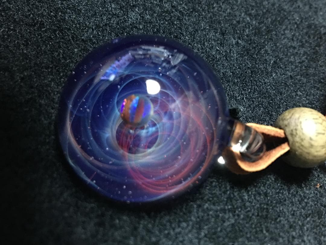 正規品 赤タイプ 宇宙ガラス ブラックオパール +α プラスアルファ