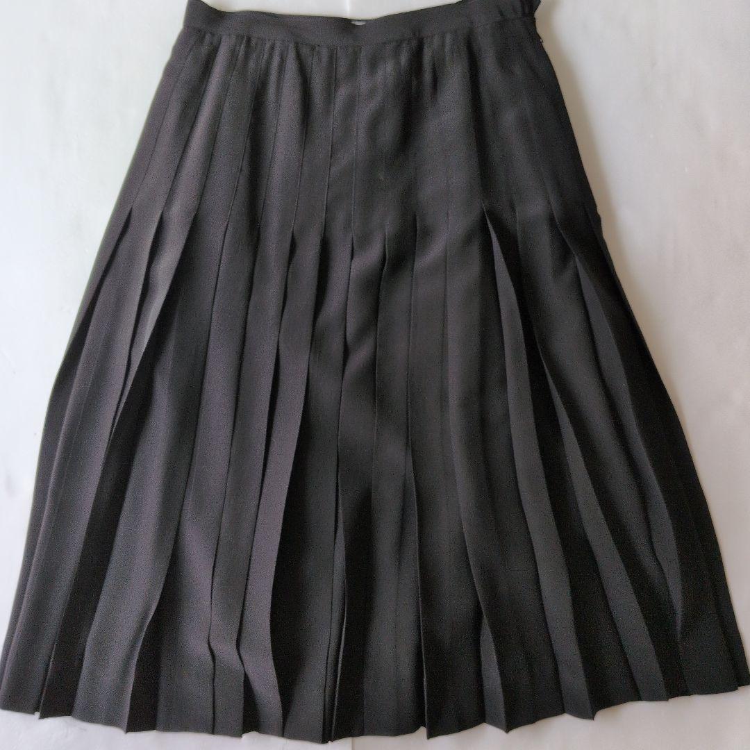 CHANEL 黒 プリーツスカート 40