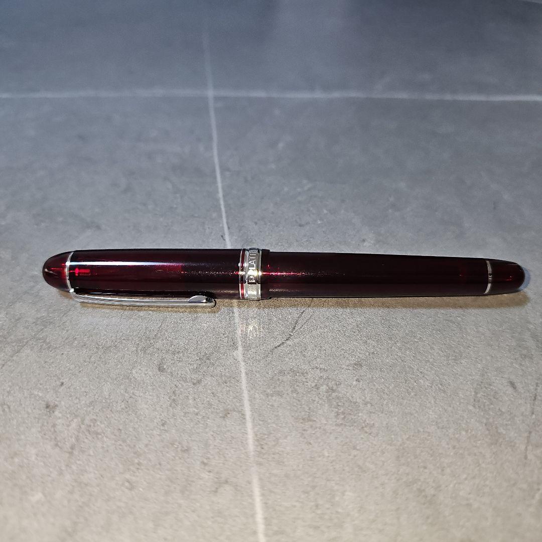 プラチナ万年筆 センチュリー#3776 UEF 超極細 ブルゴーニュ