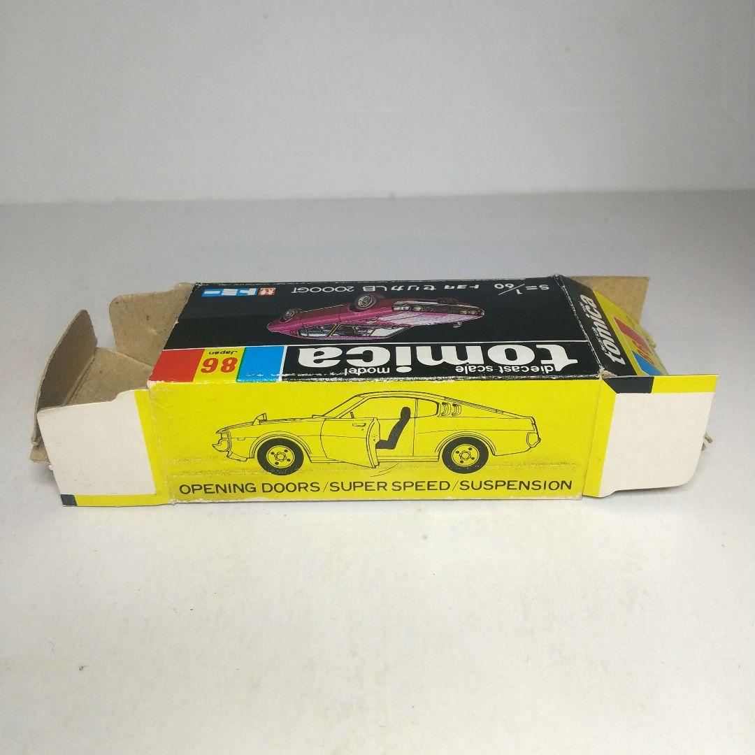 (3827)トミカ 黒箱 日本製 トヨタ セリカ LB 2000GT