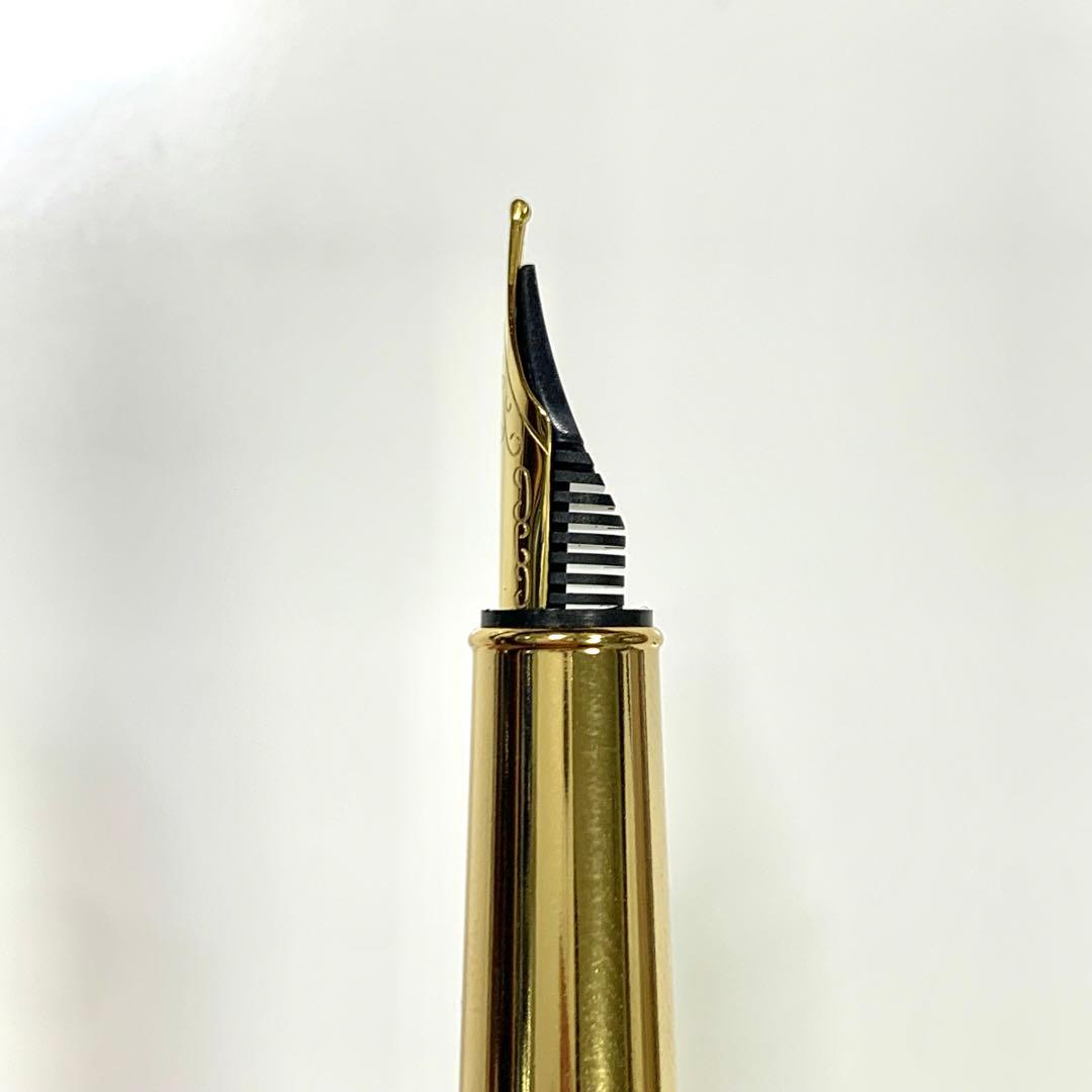 廃番 ヴィンテージ ゴールド 万年筆 金属軸