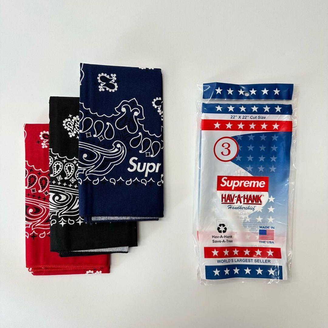 24ss 2024 未使用 Supreme ハバンク バンダナ マルチ