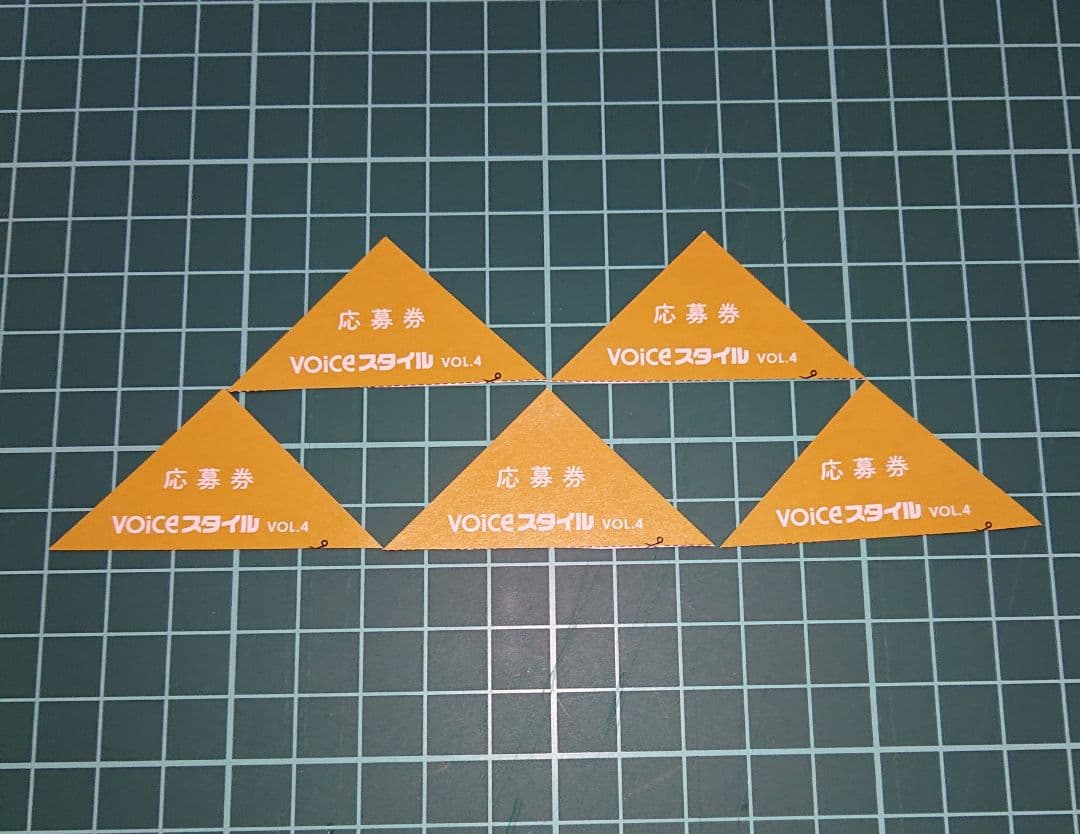 VOICEスタイル VOL.4 応募券 5枚 月音こな 薮島朱音