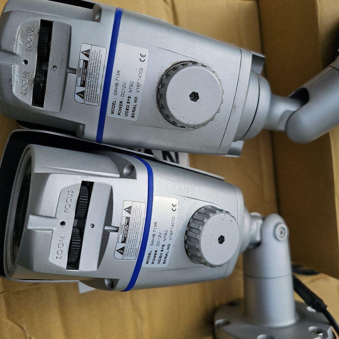【中古】業務用防犯カメラセット
