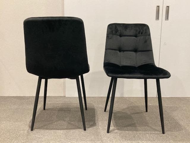 ダイニングテーブルセット　４人掛け　グレー　新品　GY/BK