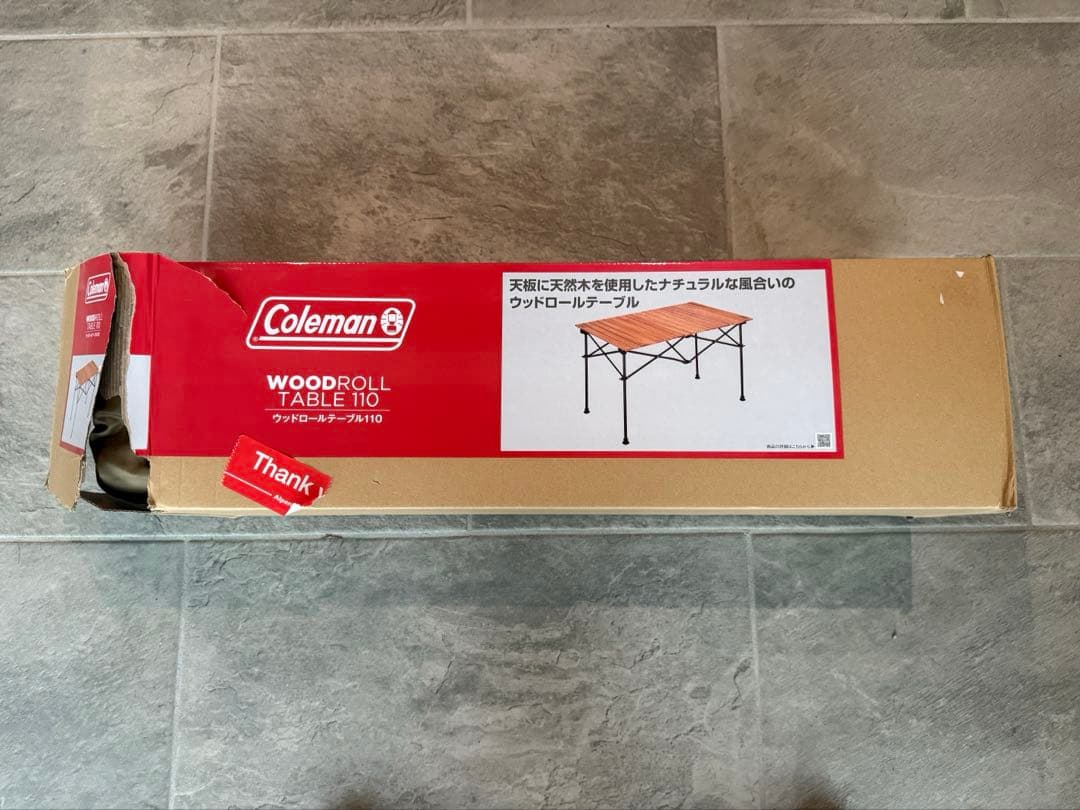アルペンアウトドアーズ限定　コールマン ウッドロールテーブル110