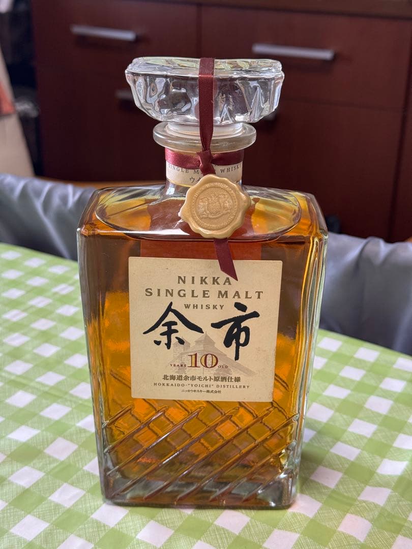 余市　シングルモルト10年　未開封