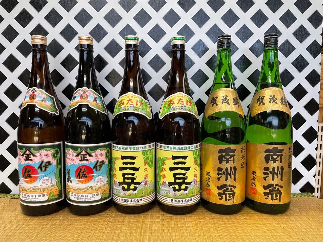 プレミアム焼酎伊佐美セット 伊佐美 三岳 南洲翁（純米酒）1800ml ６本組