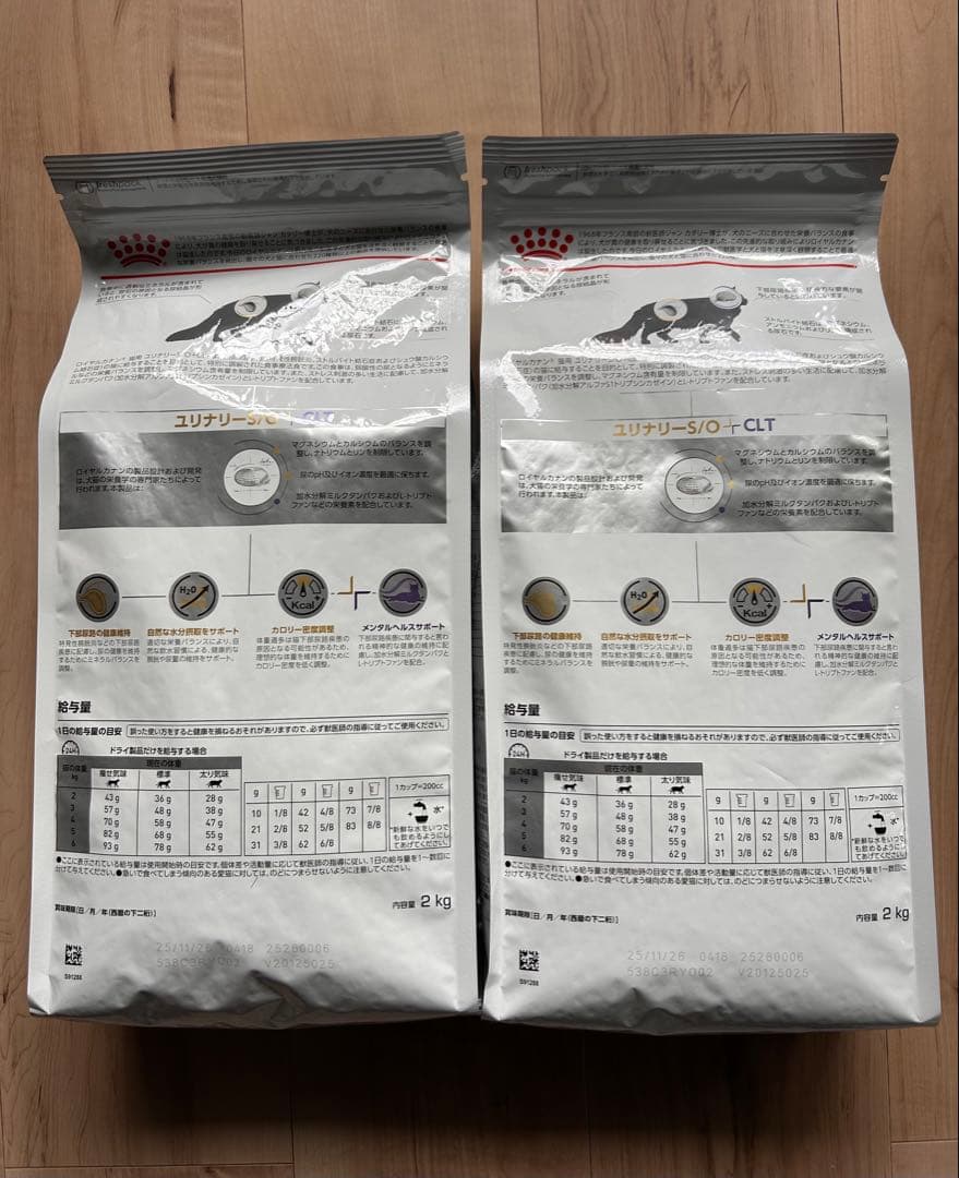  CANIN ユリナリーS/O CLT 2kg×2 計４kg