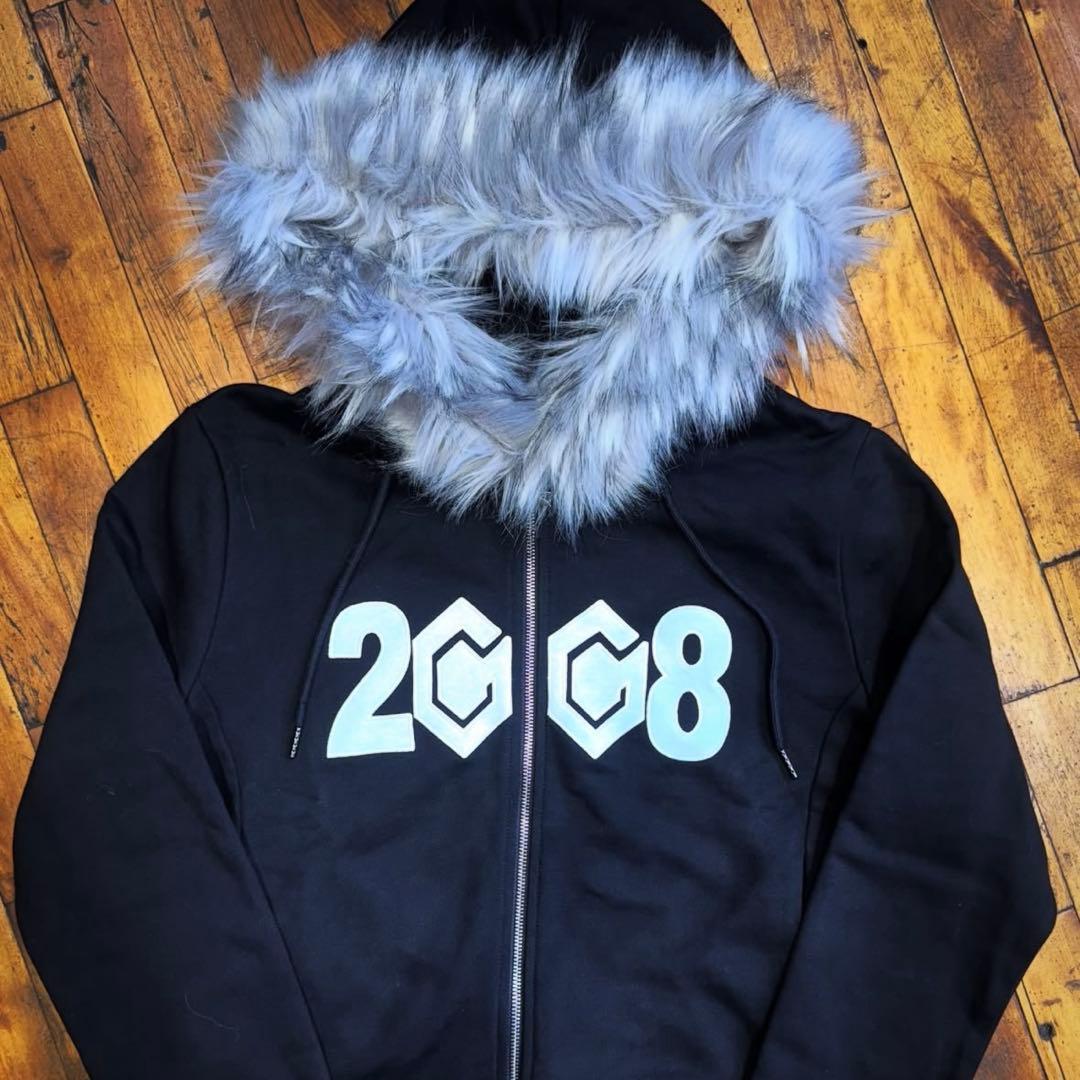 【M】Fuckthisindustry ファー パーカー fit FUR ZIP