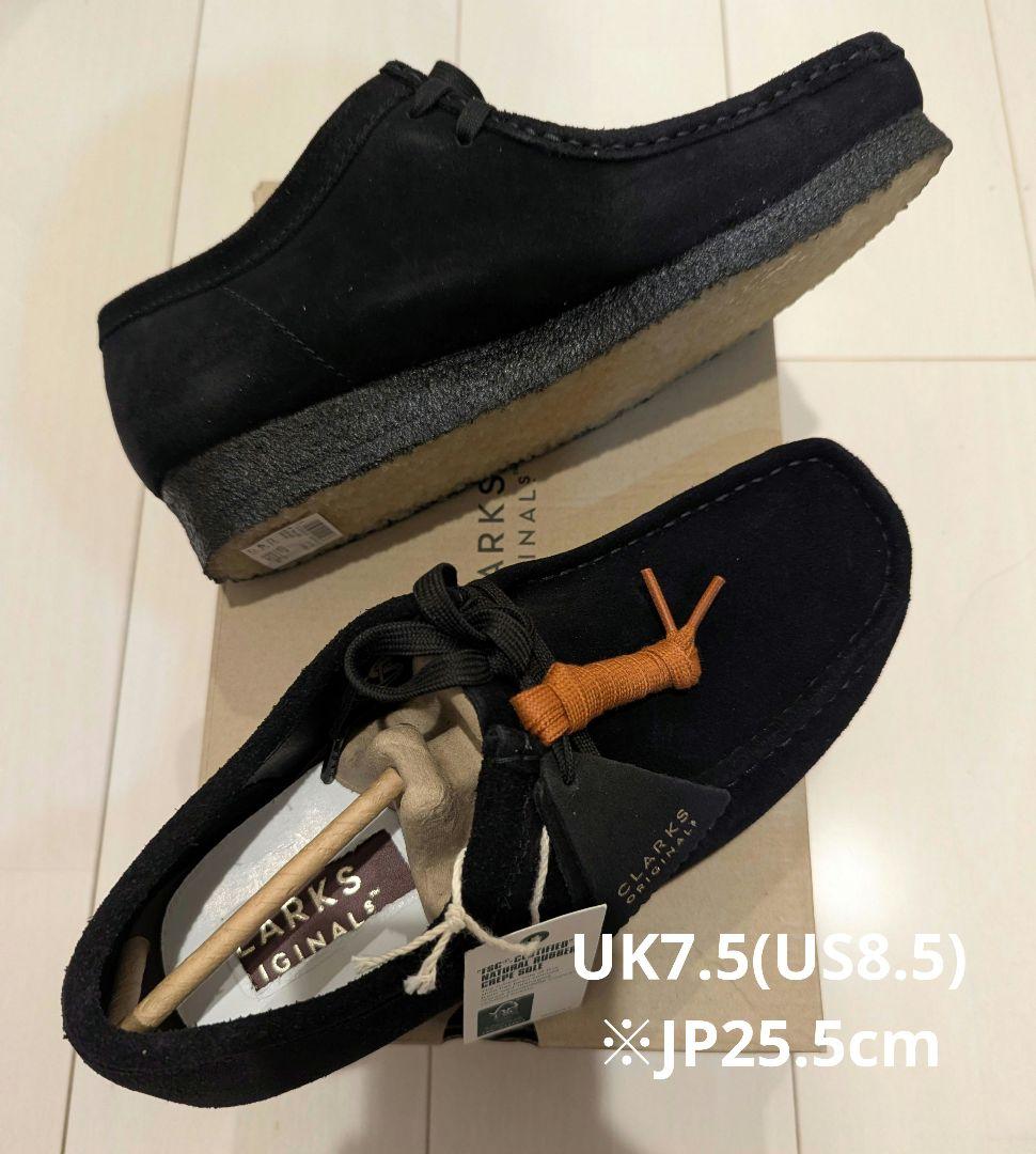 CLARKS クラークス ワラビー ブラックスエード