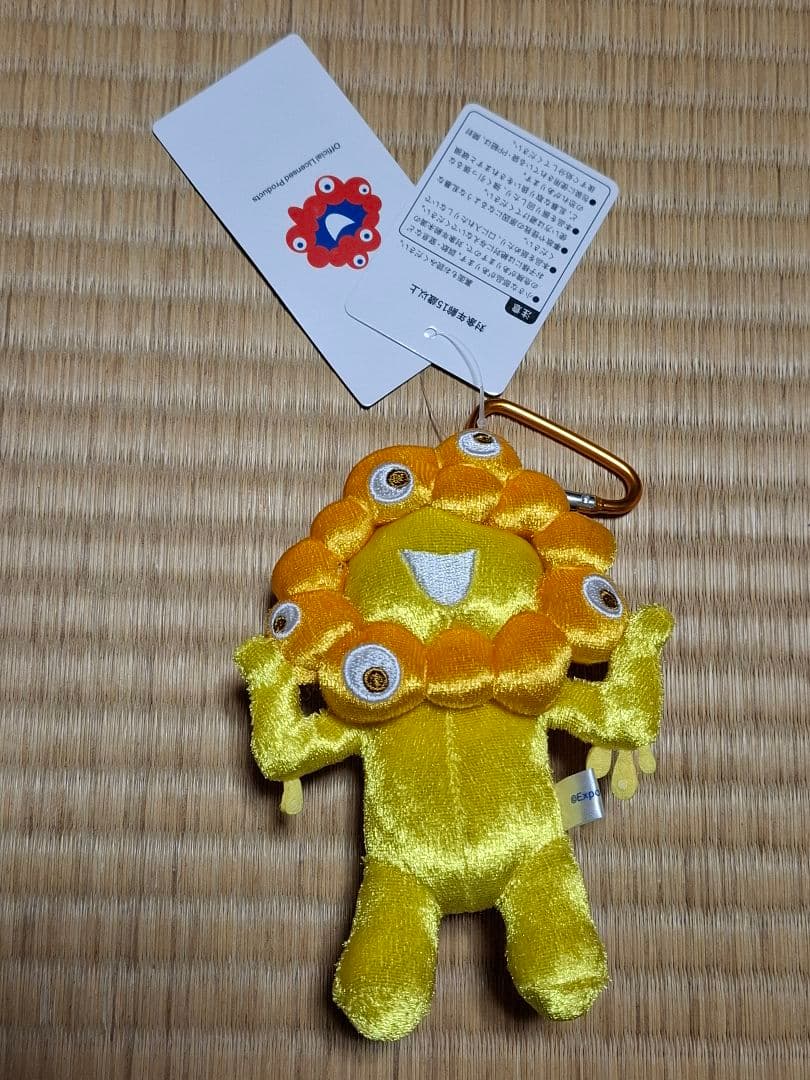 大阪関西万博　ミャクミャク　カラビナ付マスコット　黒　レインボー　ゴールド　桜