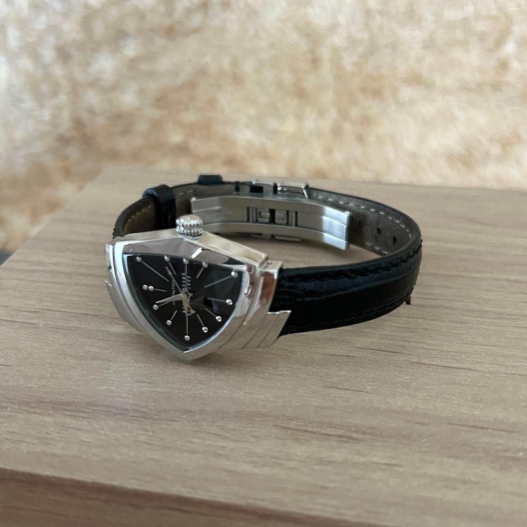 極美品✨ ハミルトン ベンチュラ　腕時計 レザーベルト レディース