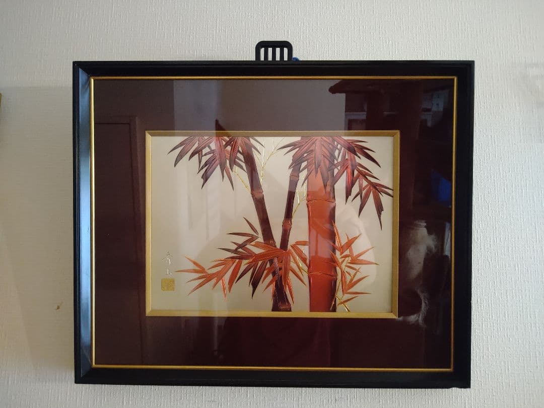 #彫金 #赤竹 #開運 #縁起物 #金属アート