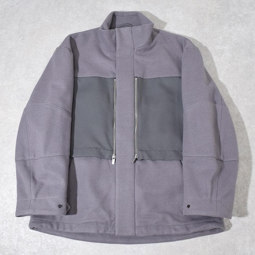 23AW ズッカ zucca 多ポケット ギミック ニットメルトン ブルゾン