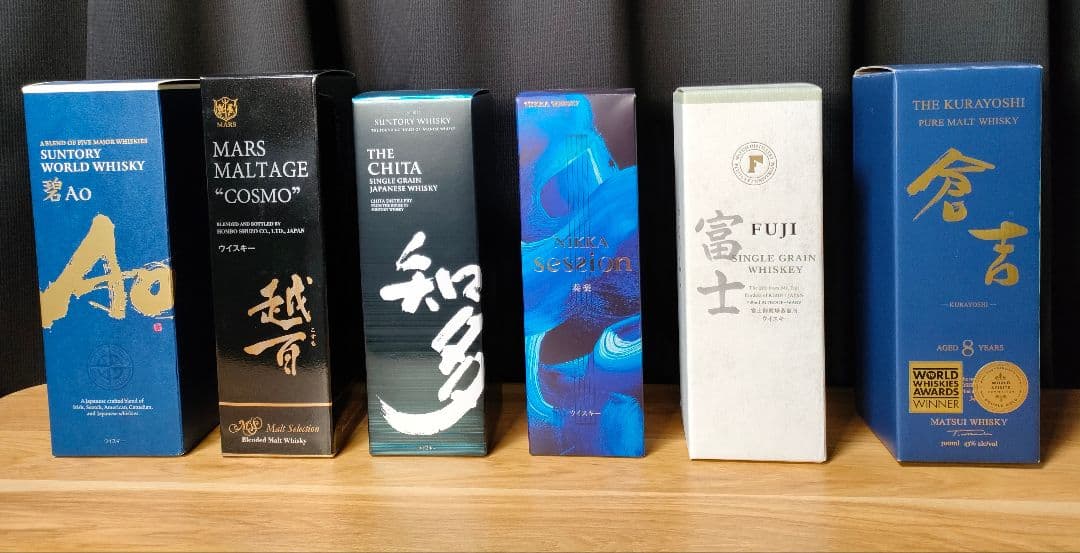 ウイスキー 6本セット 碧Ao マルスモルテージ 知多 セッション 富士 倉吉