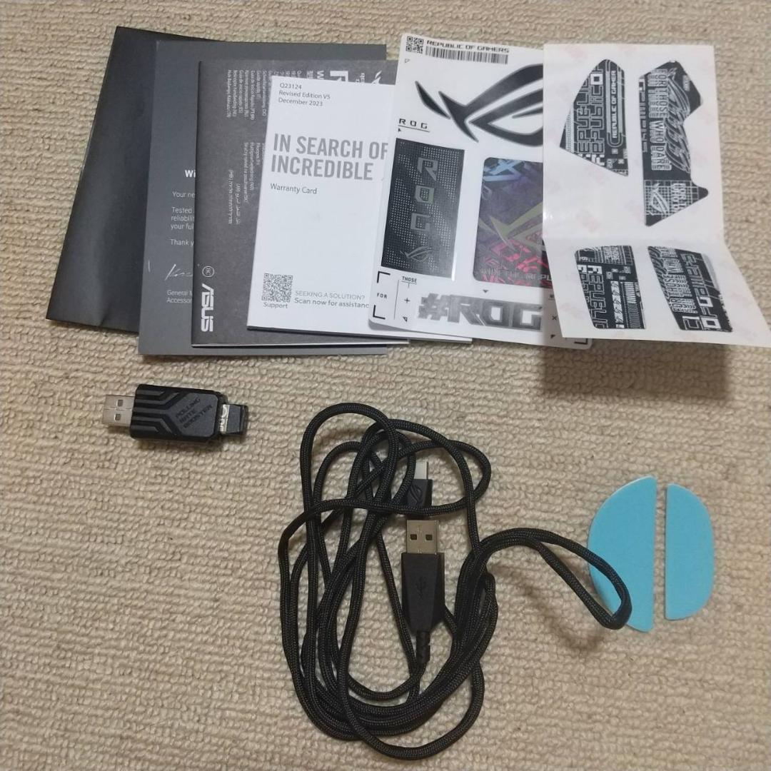 ASUS ゲーミングマウス ROG Keris II Ace / 54g軽量設計