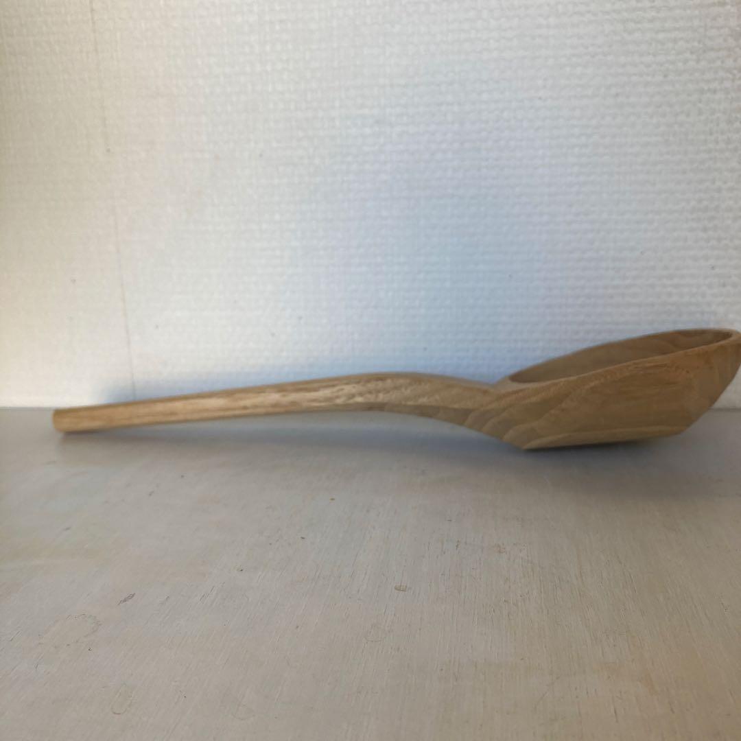 希少品　新子薫　栗の木杓子　のし杓子　奈良大塔坪杓子　くるみの木　三谷龍二