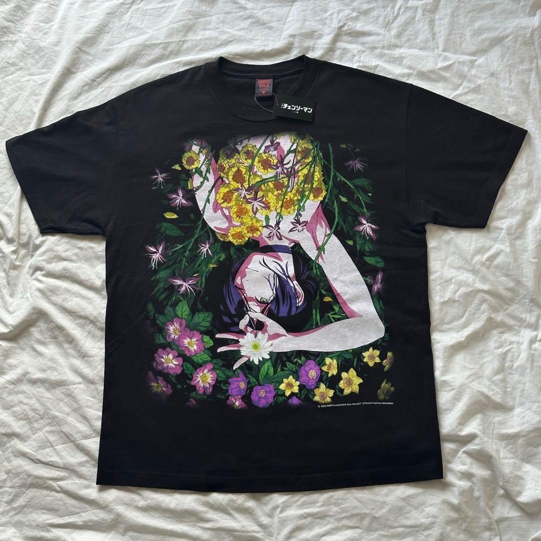 [L/美品/抽選限定/GEEKS RULE] チェンソーマン レゼ Tシャツ