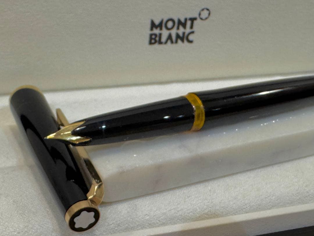 【極美品】モンブラン NO 121 万年筆18K ブラック④過渡期版　激レア