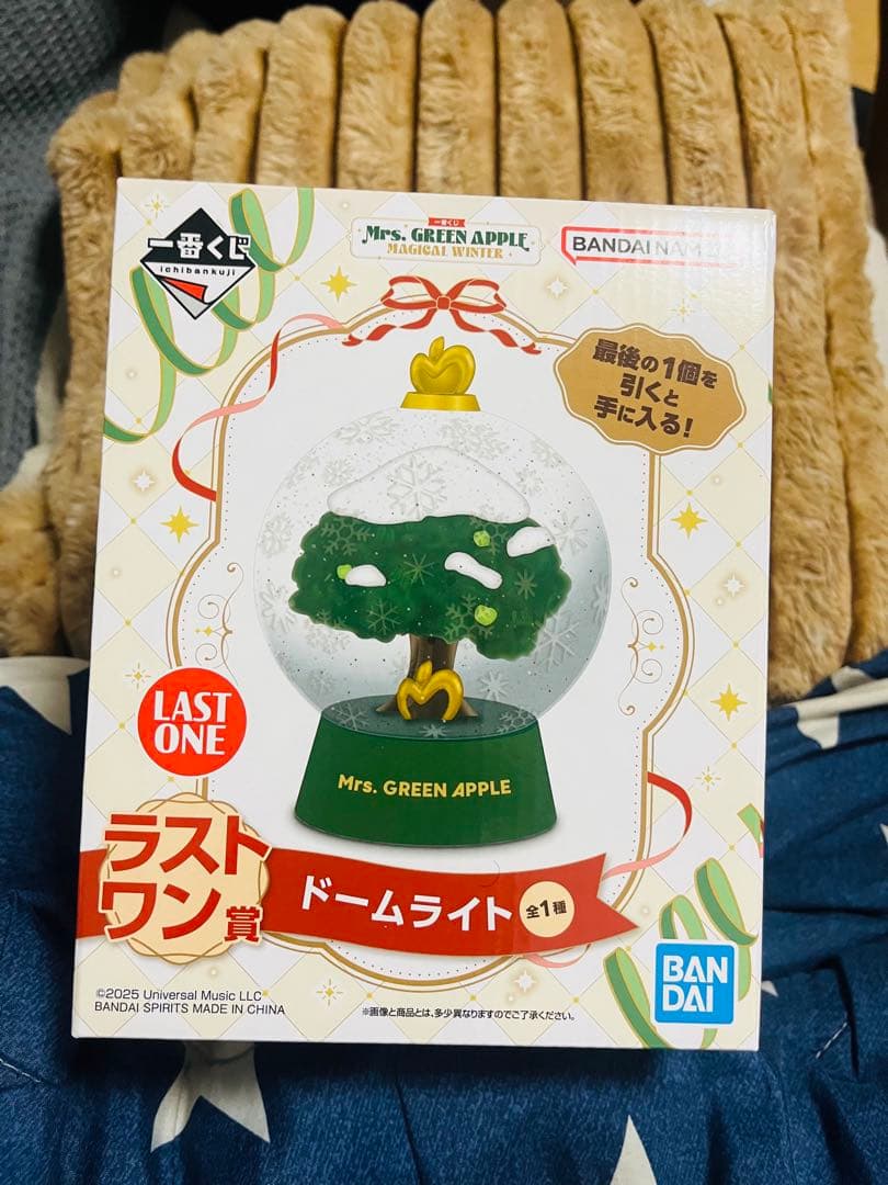 ミセスグリーンアップル　一番くじ　ラストワン賞　ドームライト