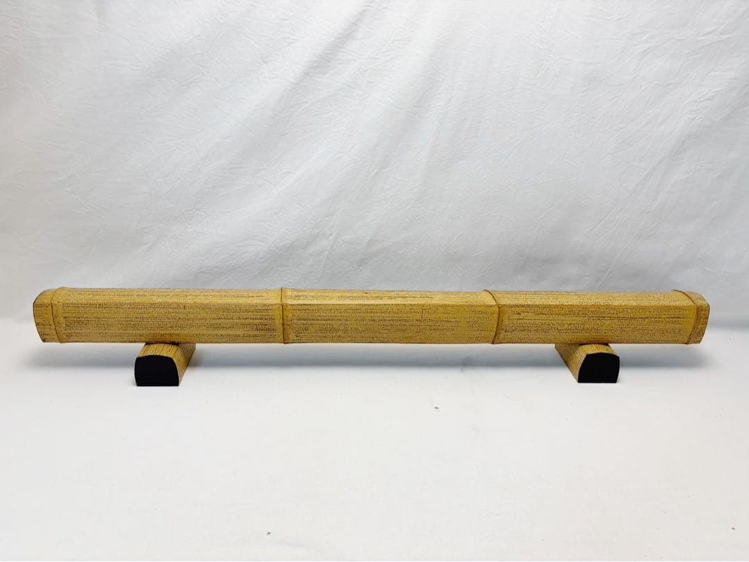 ほぼ未使用 茶道具 四方竹結界 胡麻竹 茶室道具 間仕仕切 竹工芸 衝立 紙箱