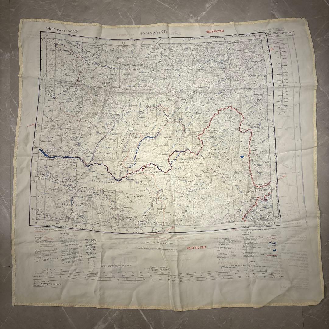 イギリス軍 エスケープ マップ RAF 1950s 英空軍