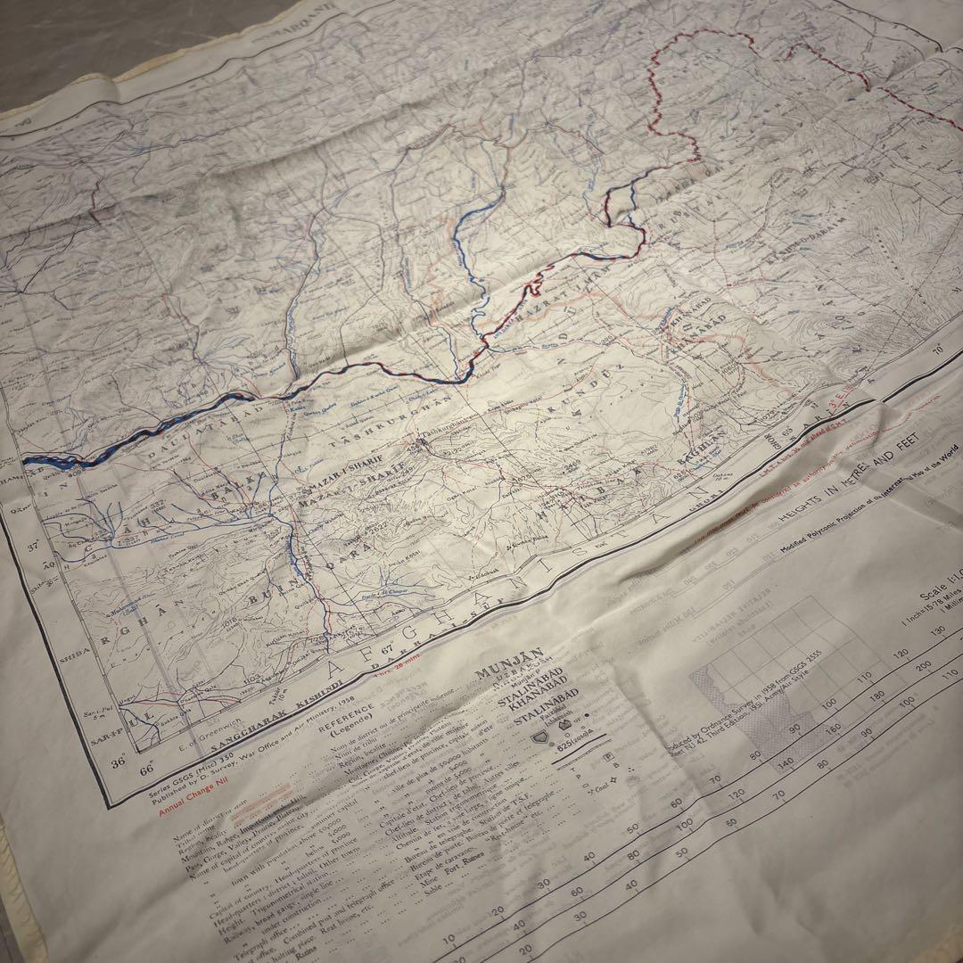 イギリス軍 エスケープ マップ RAF 1950s 英空軍