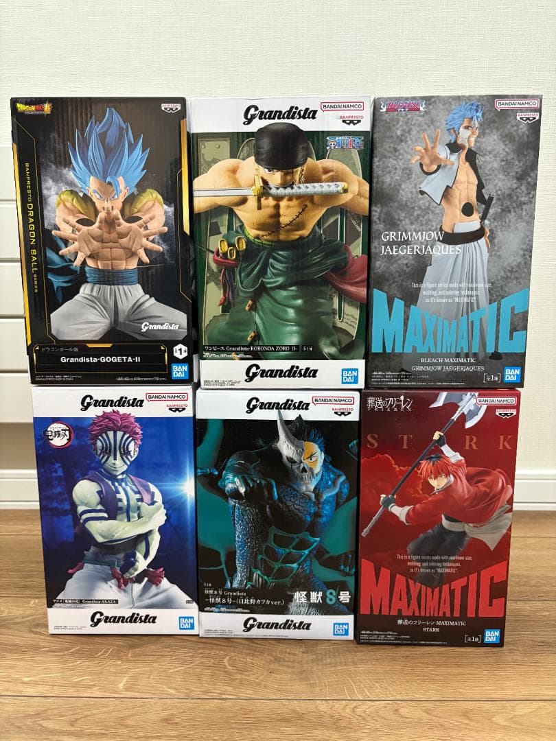 Grandista 鬼滅の刃 猗窩座 ドラゴンボール ゴジータ ワンピース ゾロ