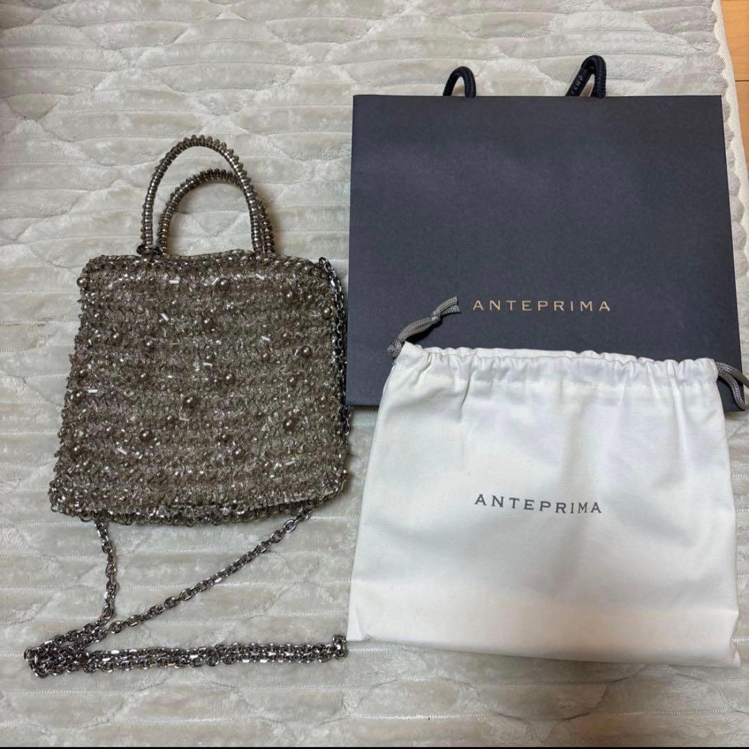 完売品！（お値下げ交渉ok）アンテプリマ　ペルラグリッター　カーキシルバー