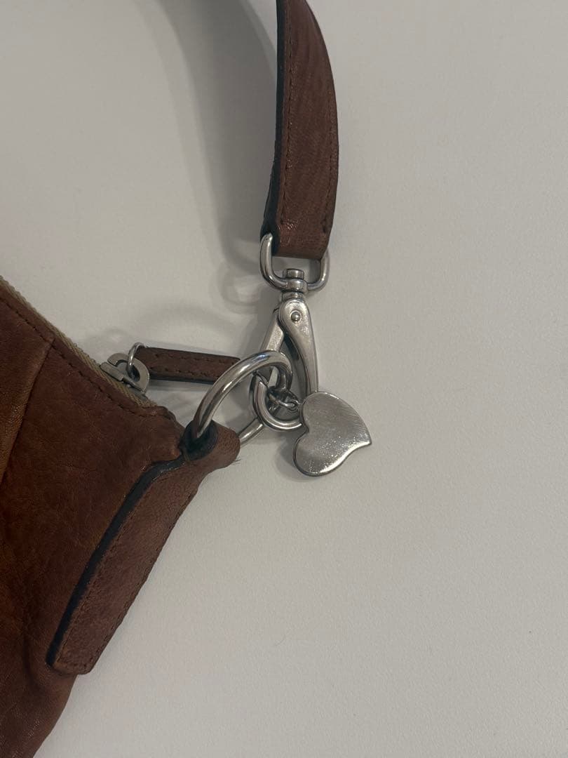 miumiu ミュウミュウ　ミニレザーブラウンバック