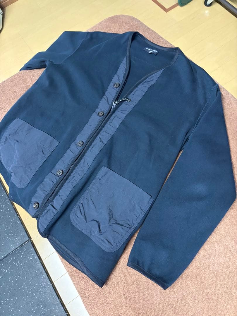 ギャルソン コットンダブルフェイス2WAYカーディガン