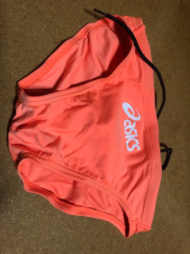 asics 競泳水着 SSサイズ オレンジ