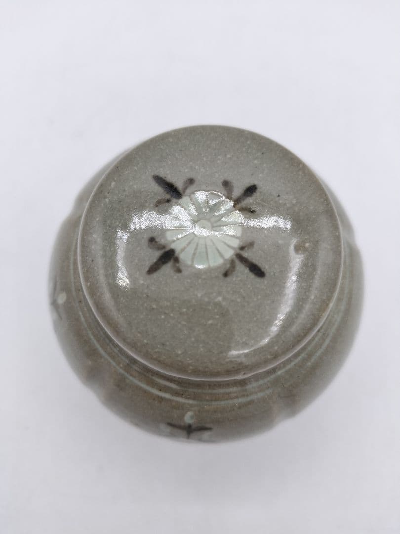 c724 煎茶　茶入 今岡妙見 茶道具 古物