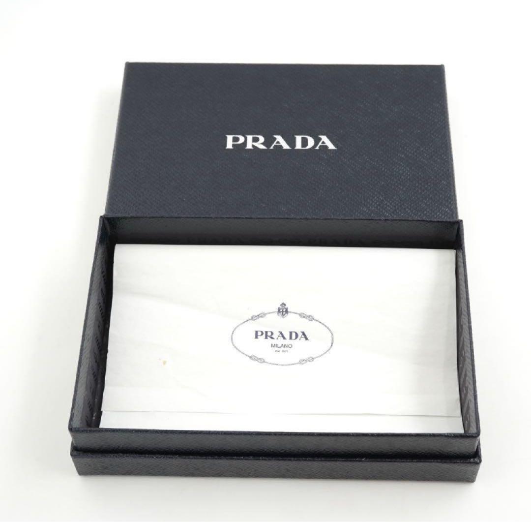 ✨新品未使用・箱保証書付き✨　PRADA ミニ財布　サフィアーノ L字ファスナー