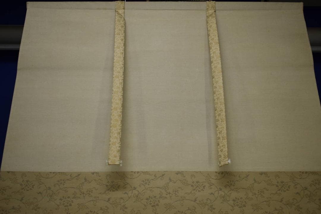 真作/毛利梅友/山水鳥居図/桐共箱付/布袋屋掛軸HH-518