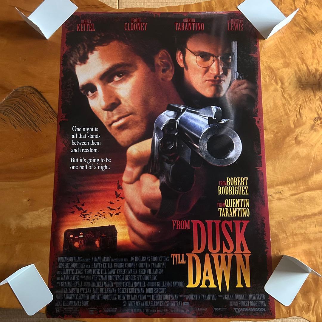 フロムダスクティルドーン 映画ポスター US版 1996年公開 ROLLED