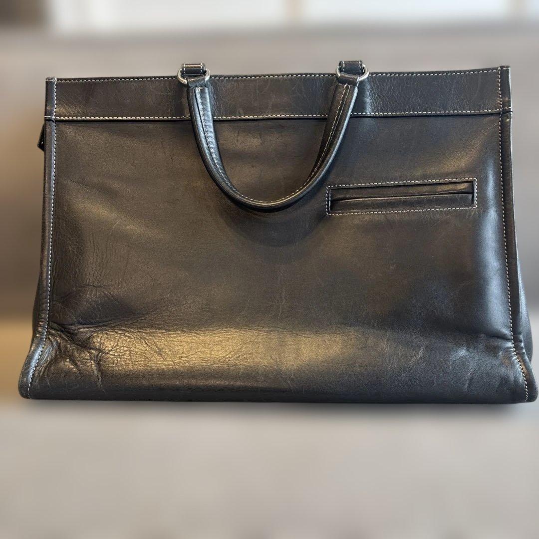 土屋鞄製造所　プロータ　ビジネスブリーフケース　防水レザー　美品