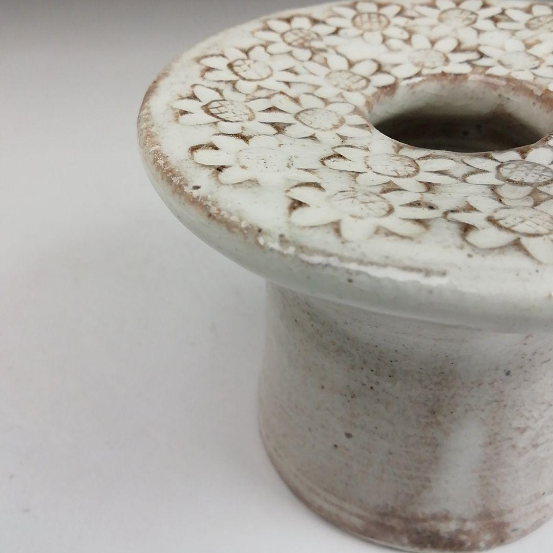 Ｔ８９８　蓋置　『唐津　三島蓋置』『十三代　中里太郎右衛門』　共箱　茶道具