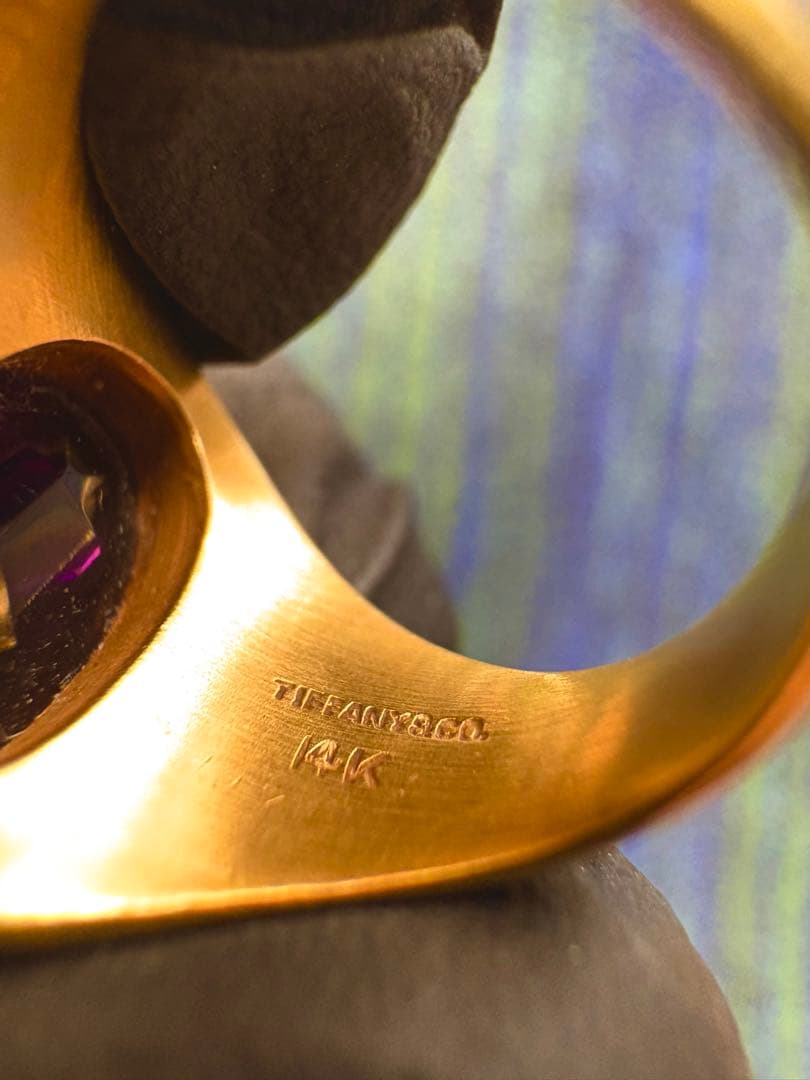 TIFFANY K14 college ring 5号 1931年製