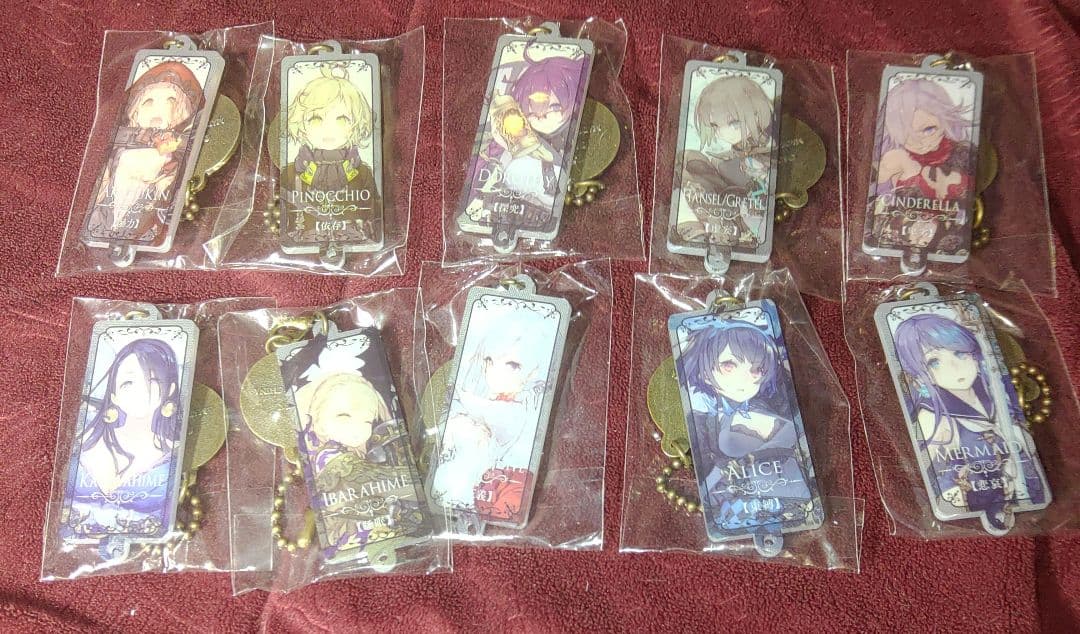 ③アクリルチャーム　シノアリス　10種類　スクエニカフェ