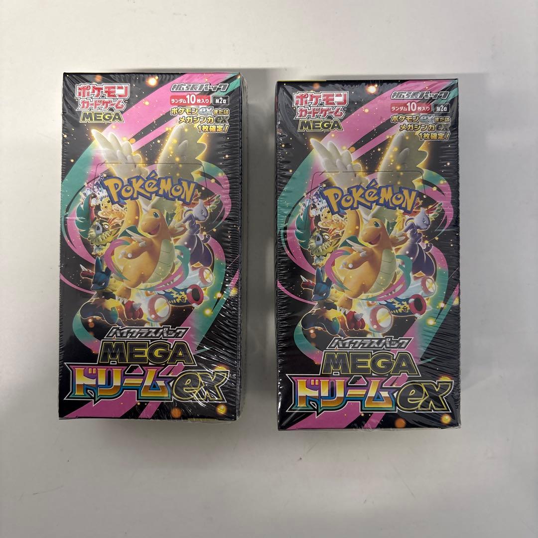 ポケカ MEGA ドリームex シュリンク付 2BOX
