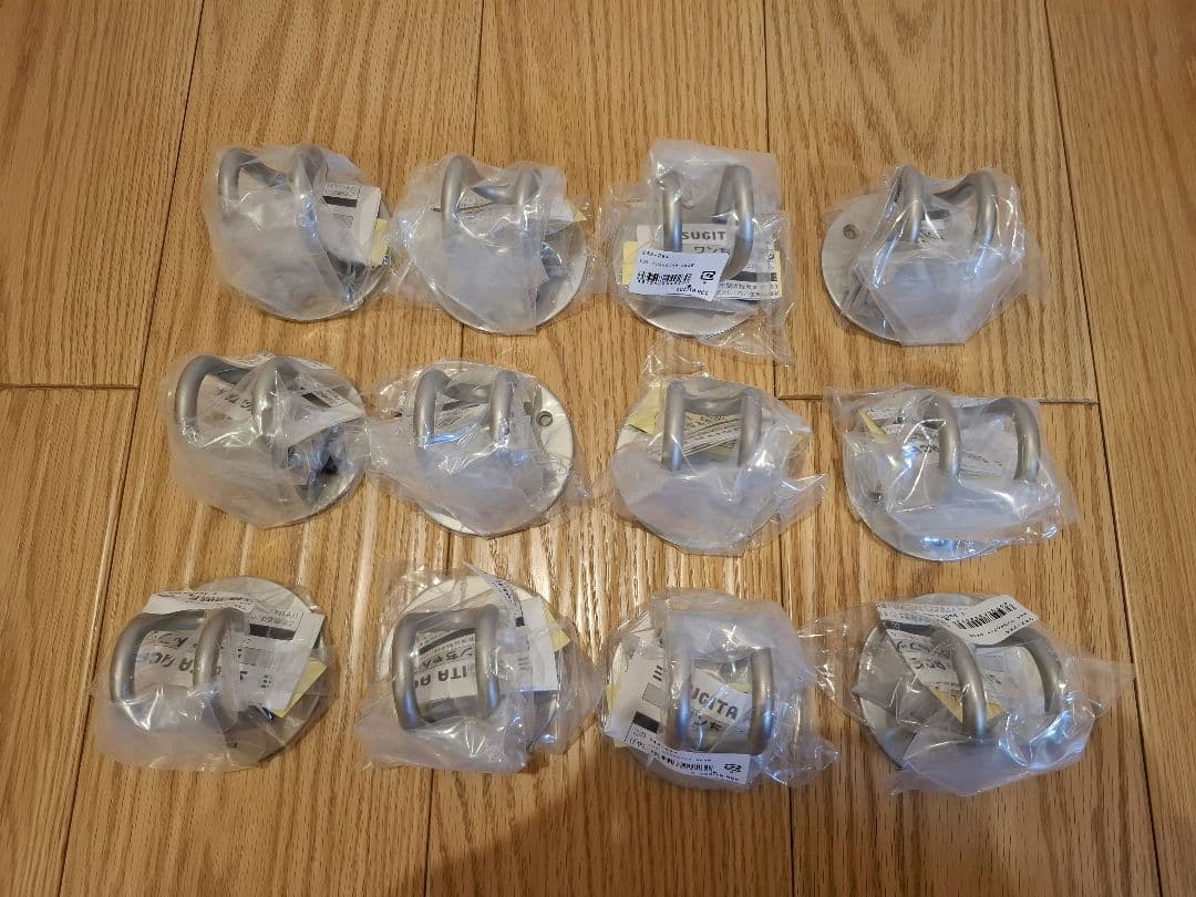 リードフック　わんちゃんフック　杉田エース　ステンレス製　１２個セット